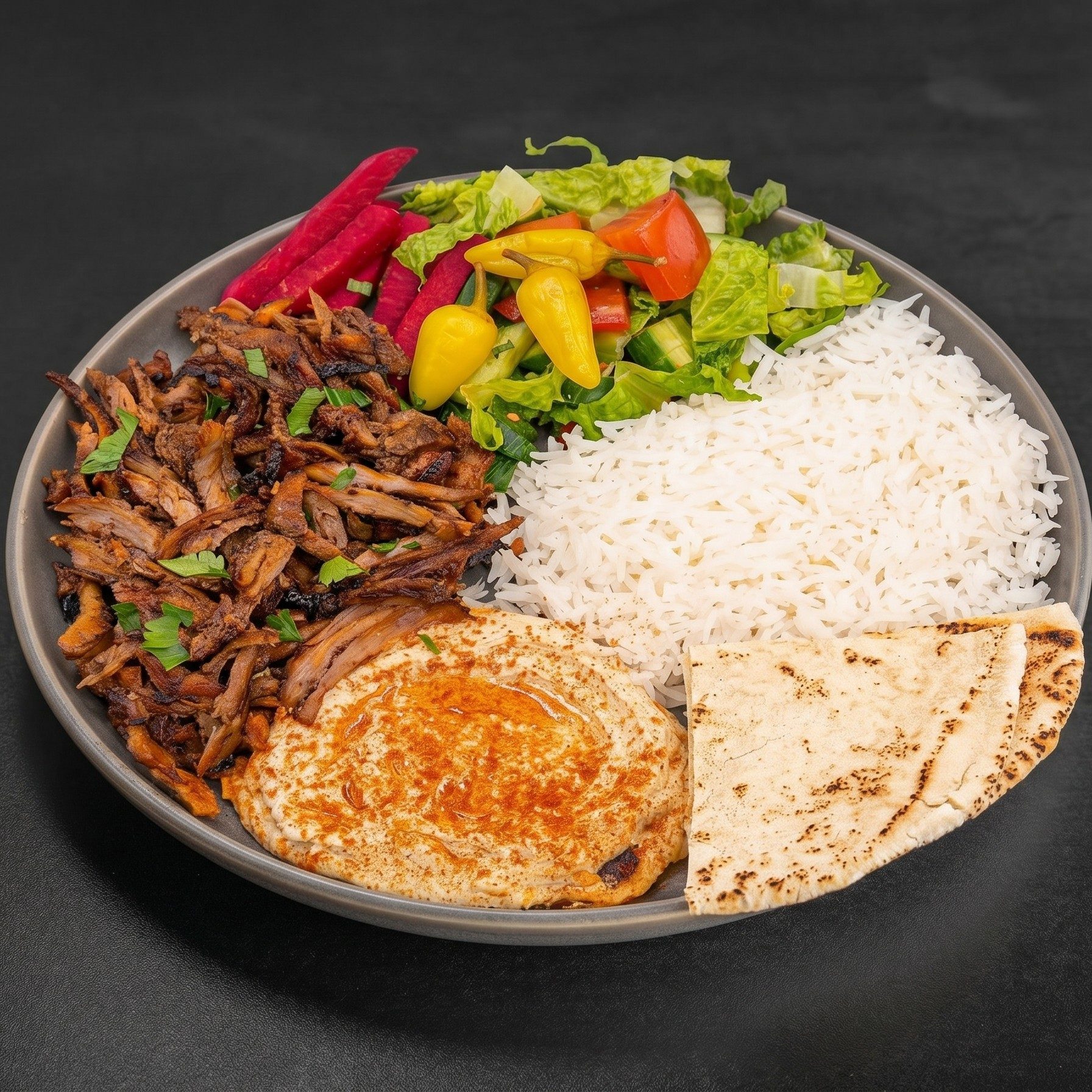 Beef Shawarma Plate.