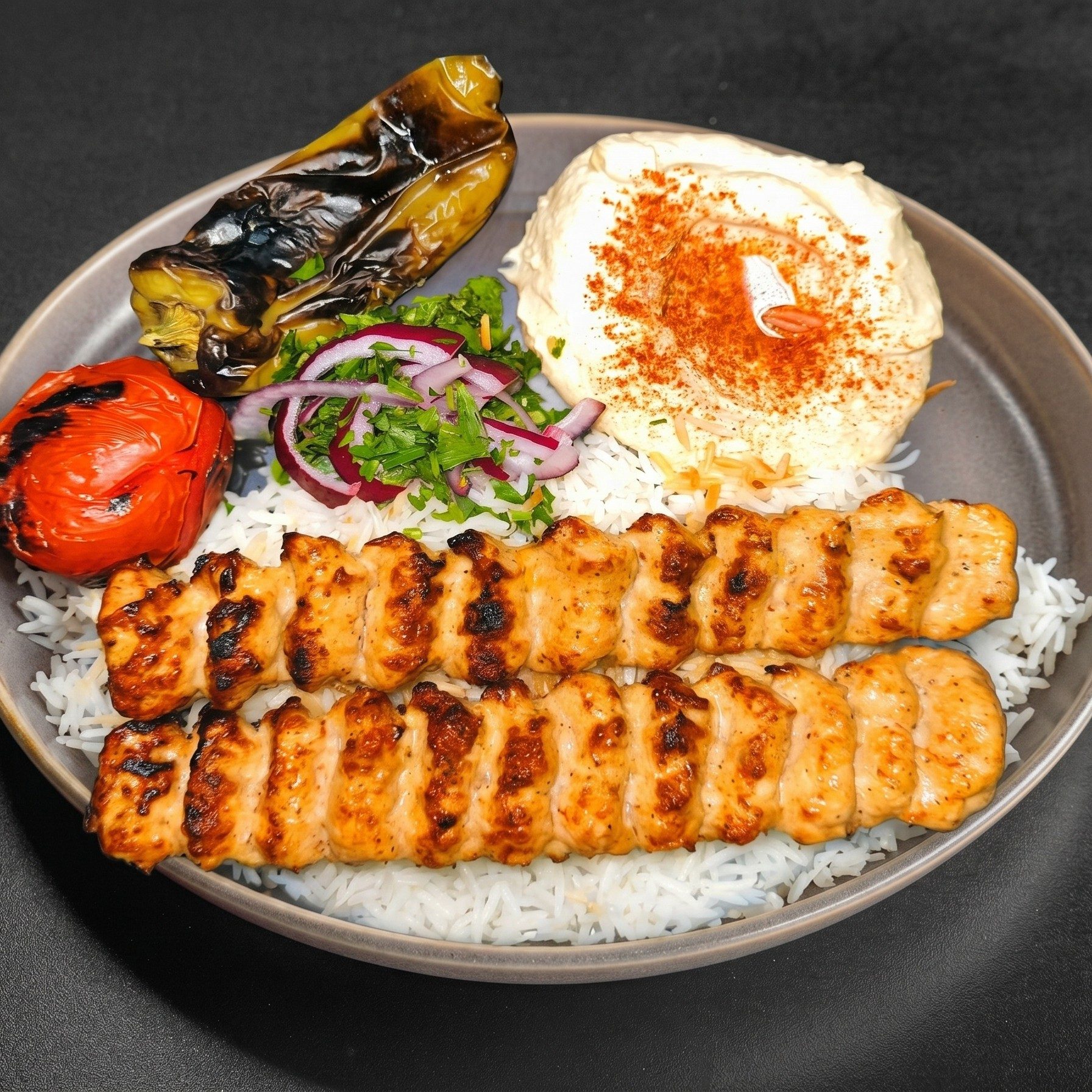 Chicken Lule Plate.