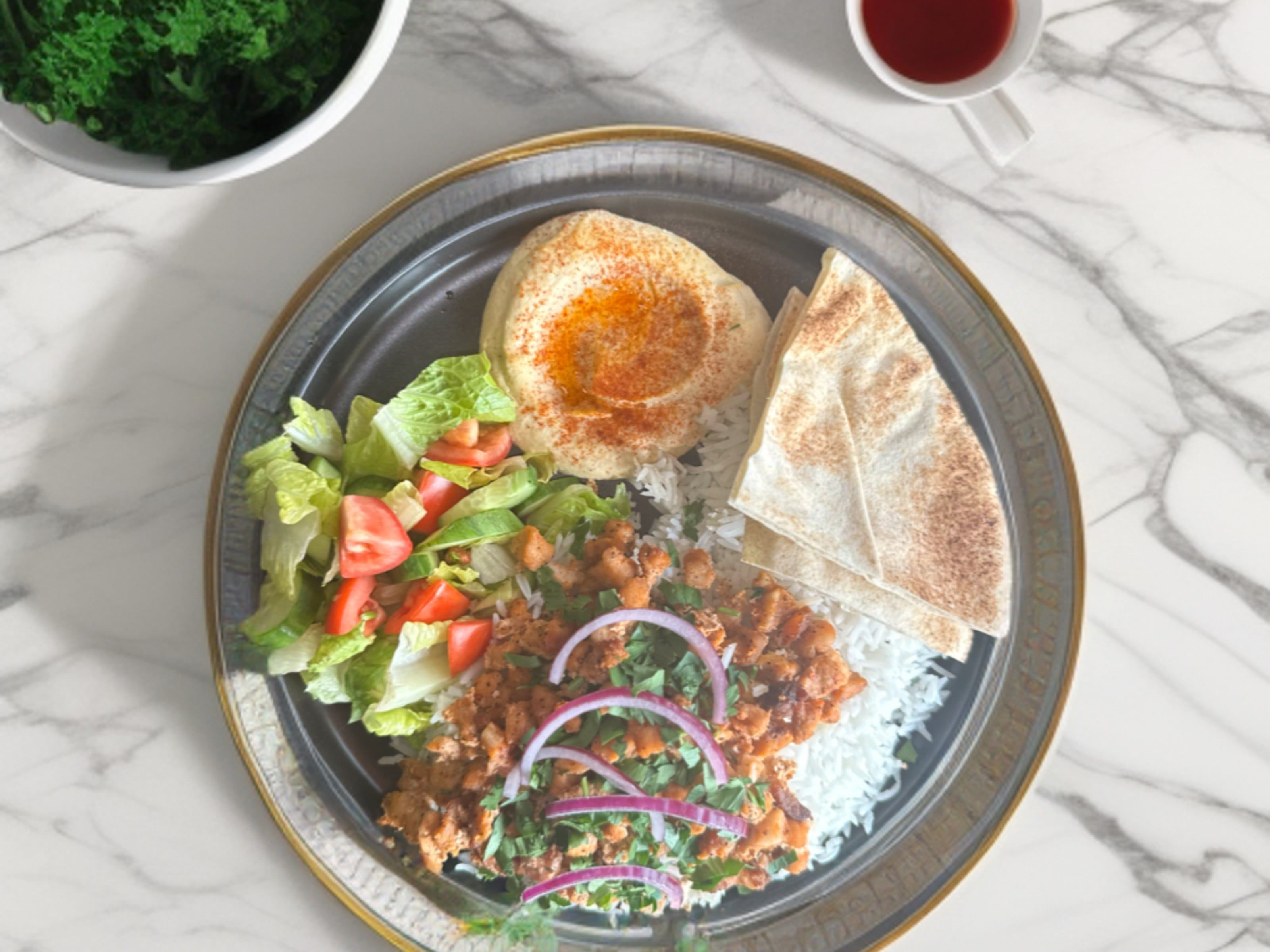 Pork Shawarma Plate.