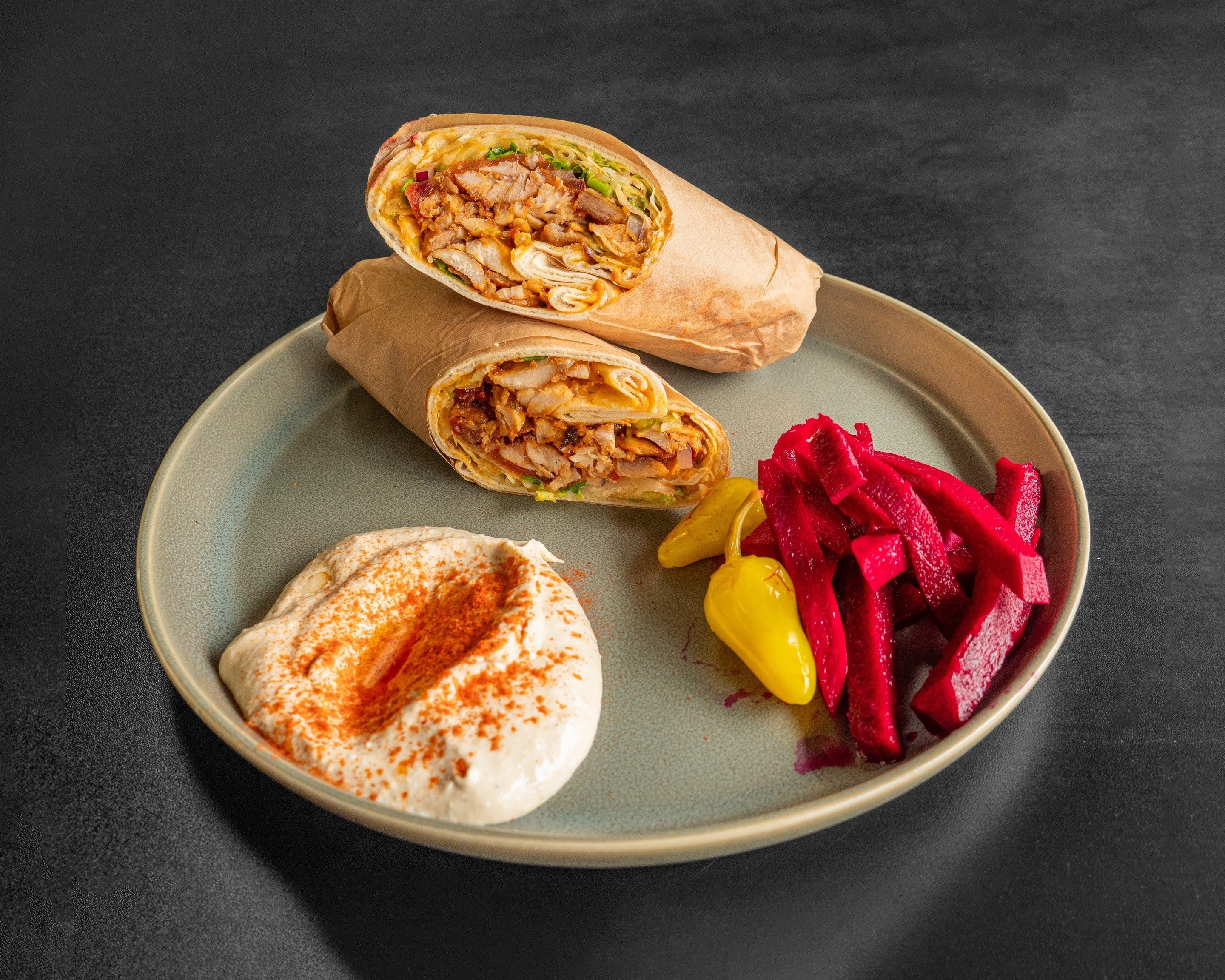 Chicken Shawarma Wrap.
