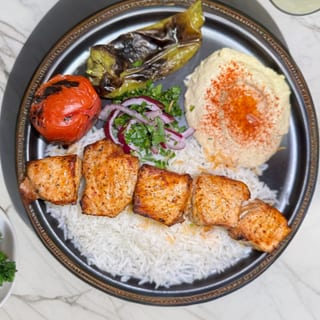 Pork Kabob Plate